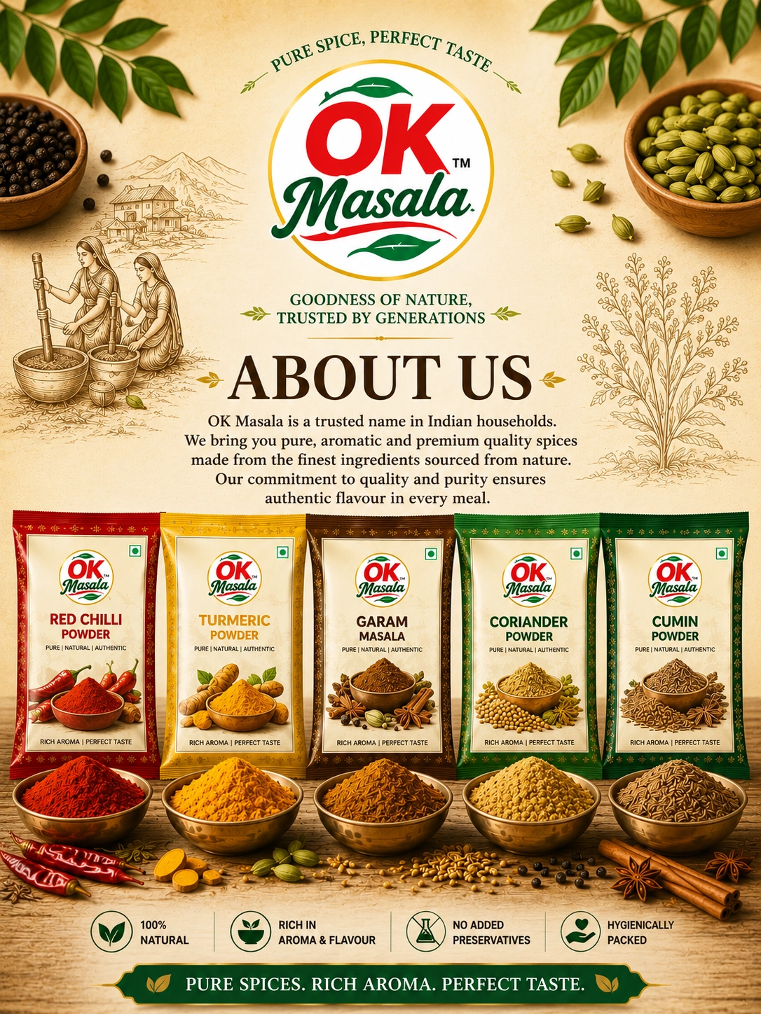 Our masala making process